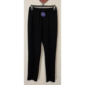 Sweaty Rocks Small Black Elastic-Waist Pleated Pull-On Casual Pants NWT! A148